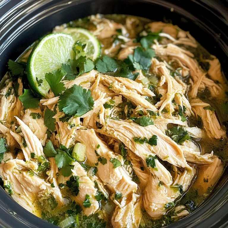 Slow Cooker Cilantro Lime Chicken