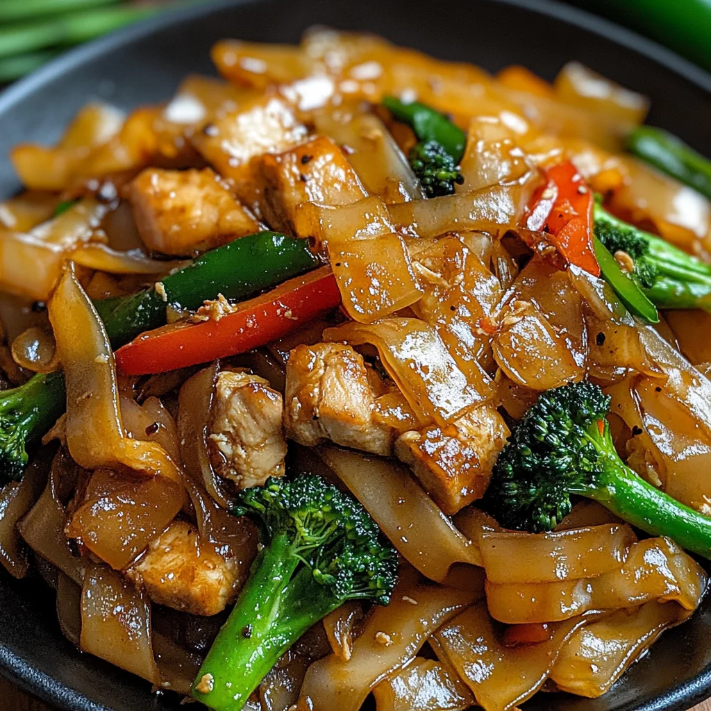 Street Style Thai Drunken Noodles