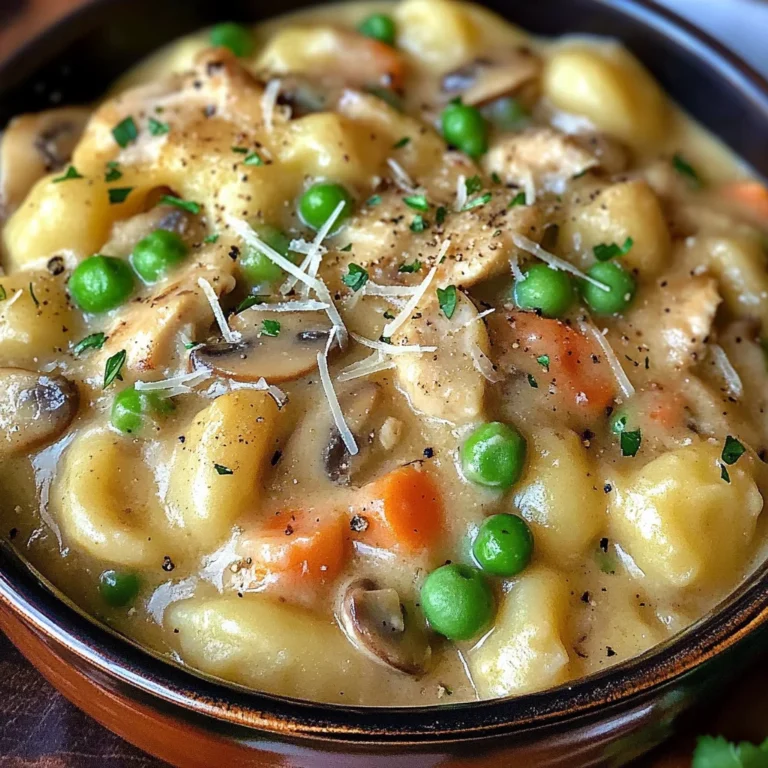 one pot gnocchi chicken pot pie