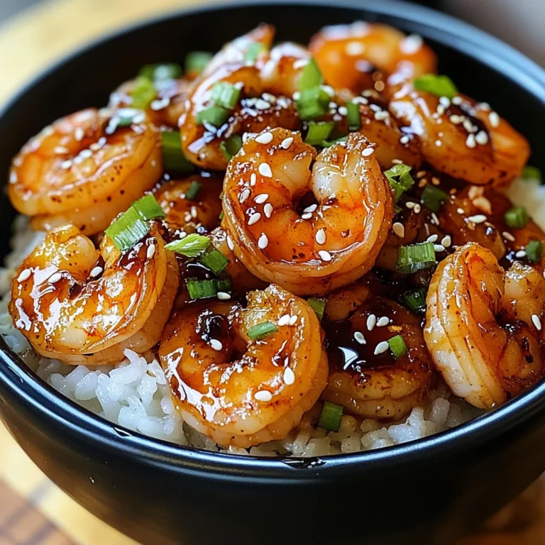 20 Minute Honey Garlic Shrimp & Rice Bowl