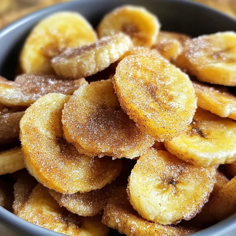 Air Fryer Cinnamon Banana Chips