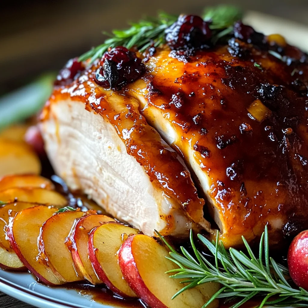 Apple Cider Glazed Turkey Breast