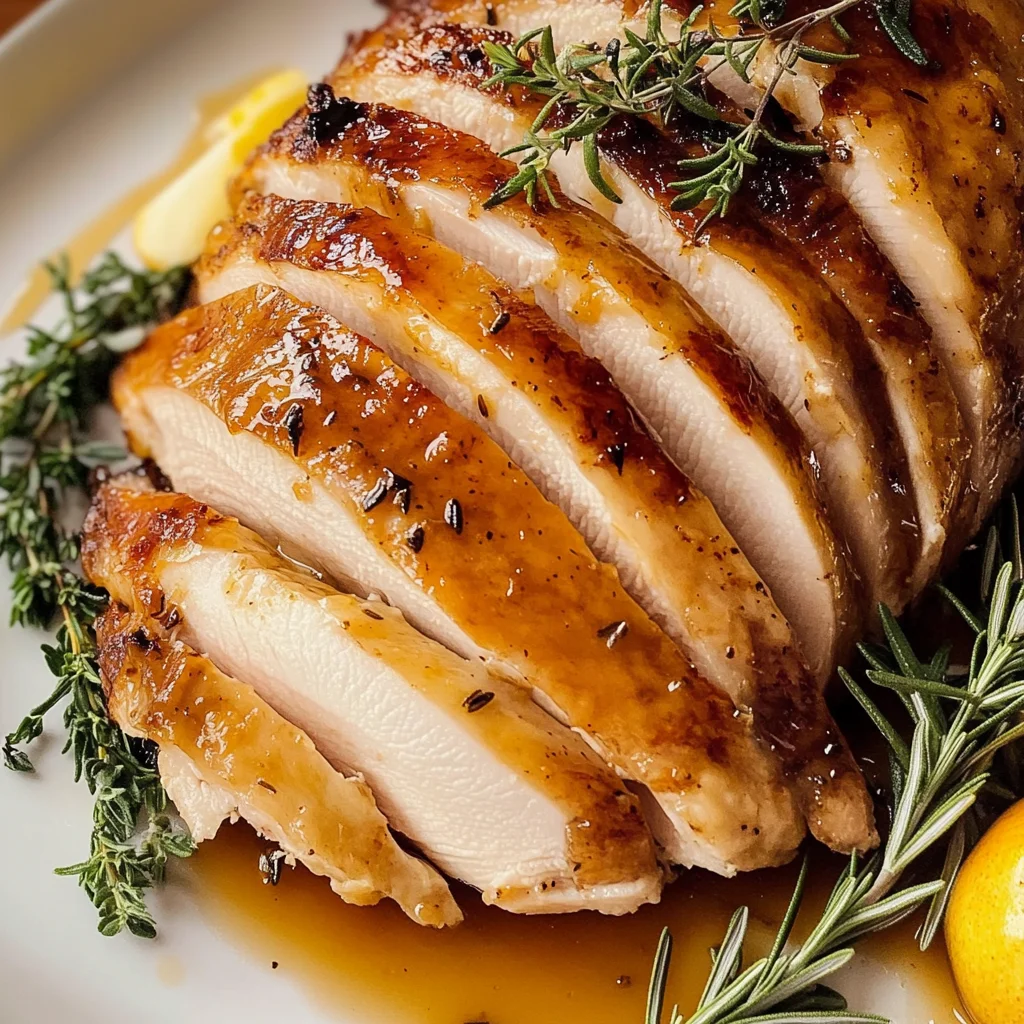 Apple Cider Glazed Turkey Breast