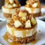 Apple Crisp Mini Cheesecakes