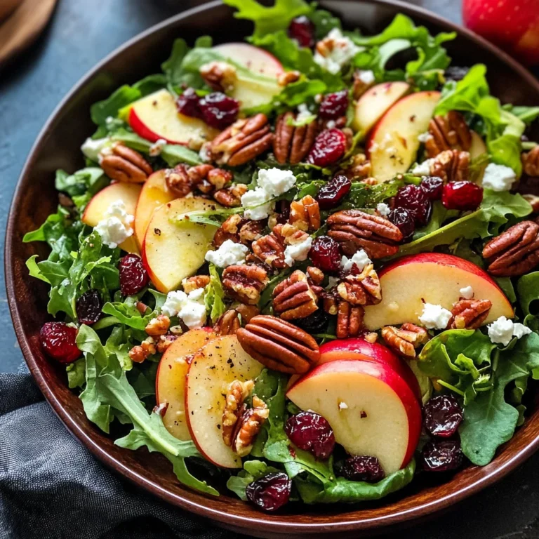 Autumn Harvest Honeycrisp Apple and Feta Salad