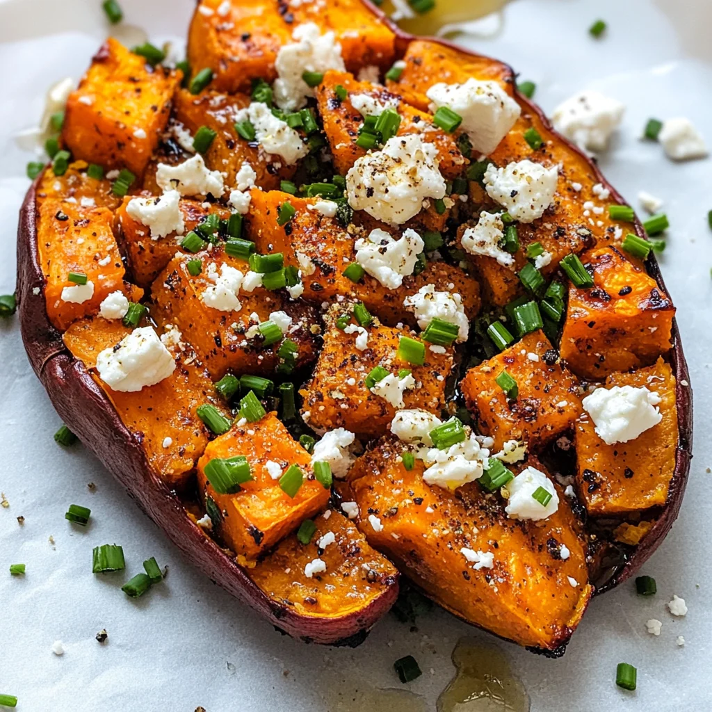 Best Baked Sweet Potato with Feta
