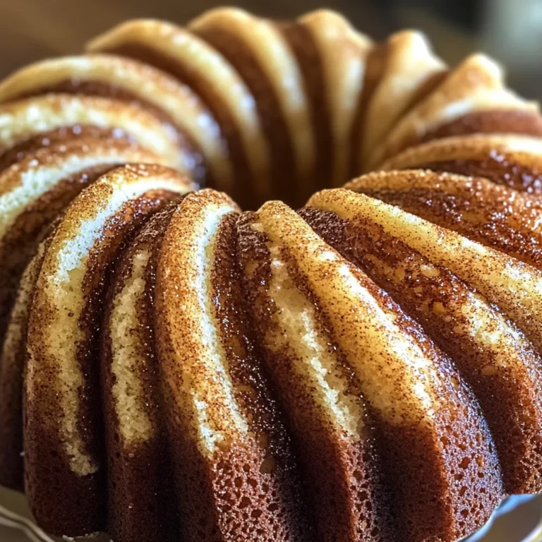 Cinnamon Swirl Bundt Cake