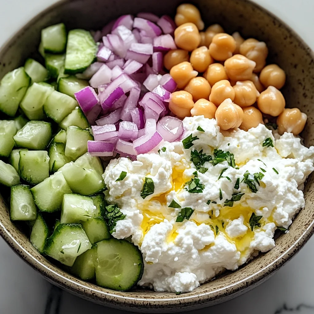Cottage Cheese and Chickpea Salad: A Refreshing and Protein-Packed Delight