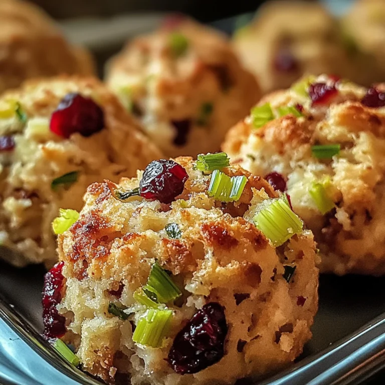 Cranberry & Turkey Stuffing Balls