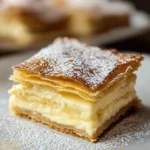 Creamy Vanilla Slice with Flaky Puff Pastry