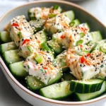 Easy California Roll Cucumber Salad