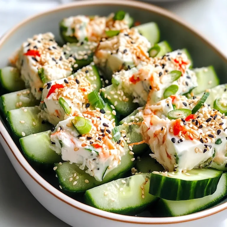 Easy California Roll Cucumber Salad