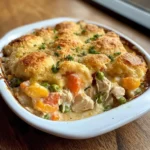 Easy Chicken Cobbler Dinner Casserole