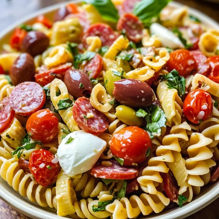 Easy Italian Antipasto Pasta Salad