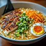 Fiery Chicken Ramen : Bold & Comforting