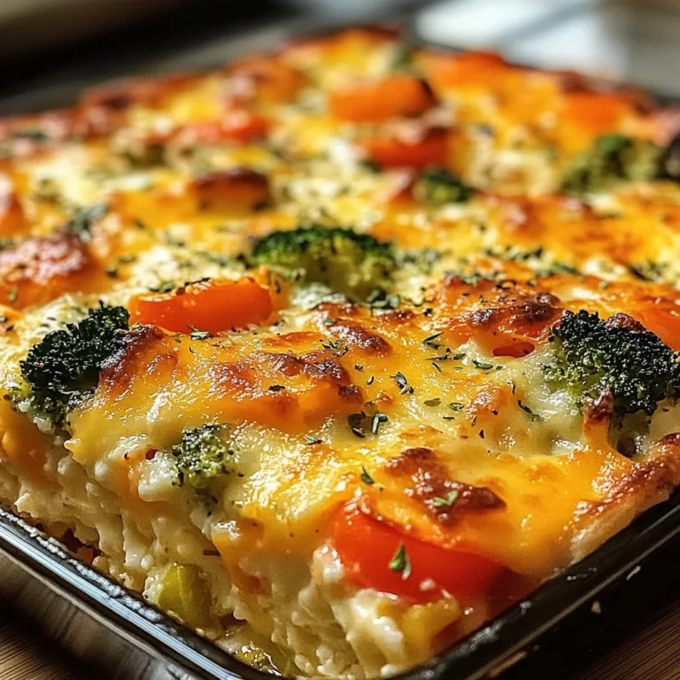 High-Protein Cottage Cheese Veggie Bake Recipe