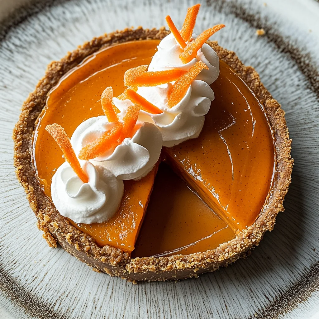 Honey Carrot Pie