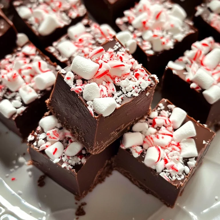 Hot Chocolate Peppermint Fudge!
