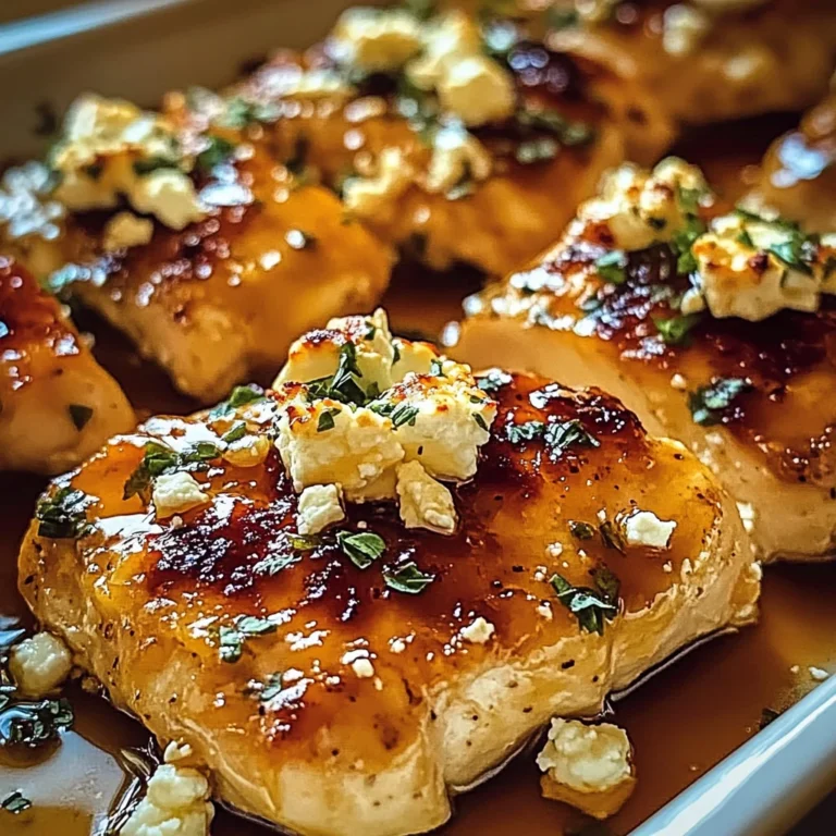 Hot Honey Feta Chicken Dish: A Deliciously Spicy and Savory Recipe