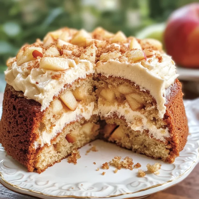 Irresistible Fresh Apple Cake with Dreamy Cream Cheese Frosting