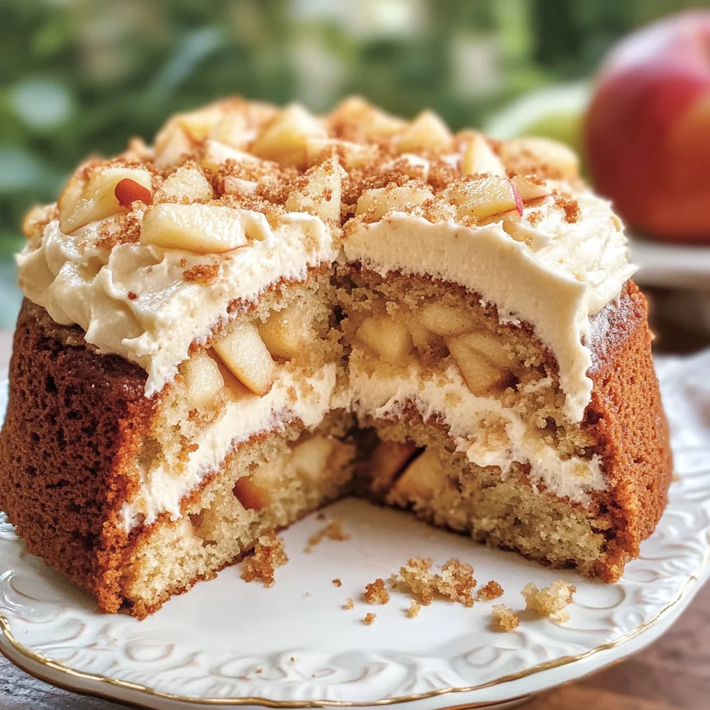 Irresistible Fresh Apple Cake with Dreamy Cream Cheese Frosting