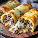 Keto Philly Cheesesteak Rolls