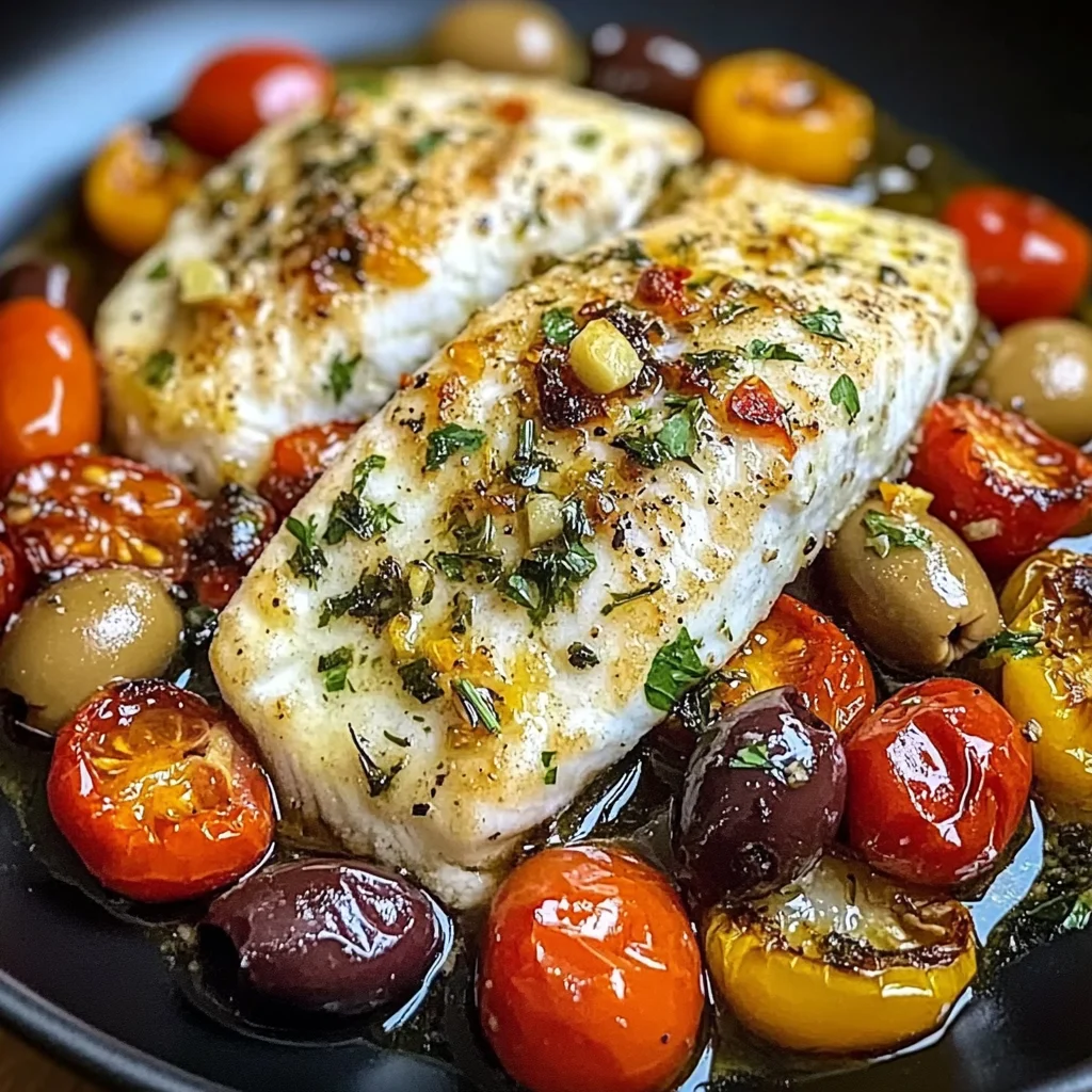 Mediterranean Baked Fish