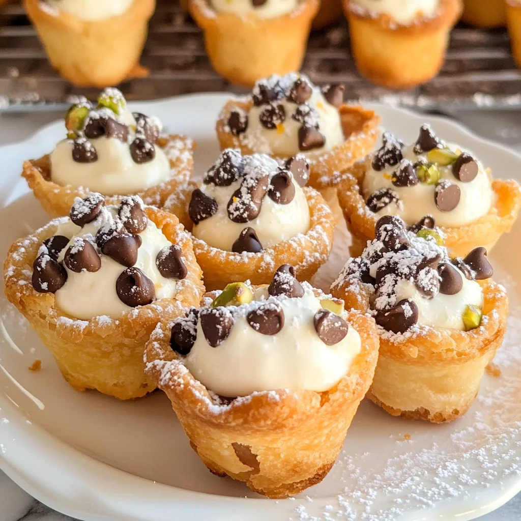 Mini Cannoli Cups