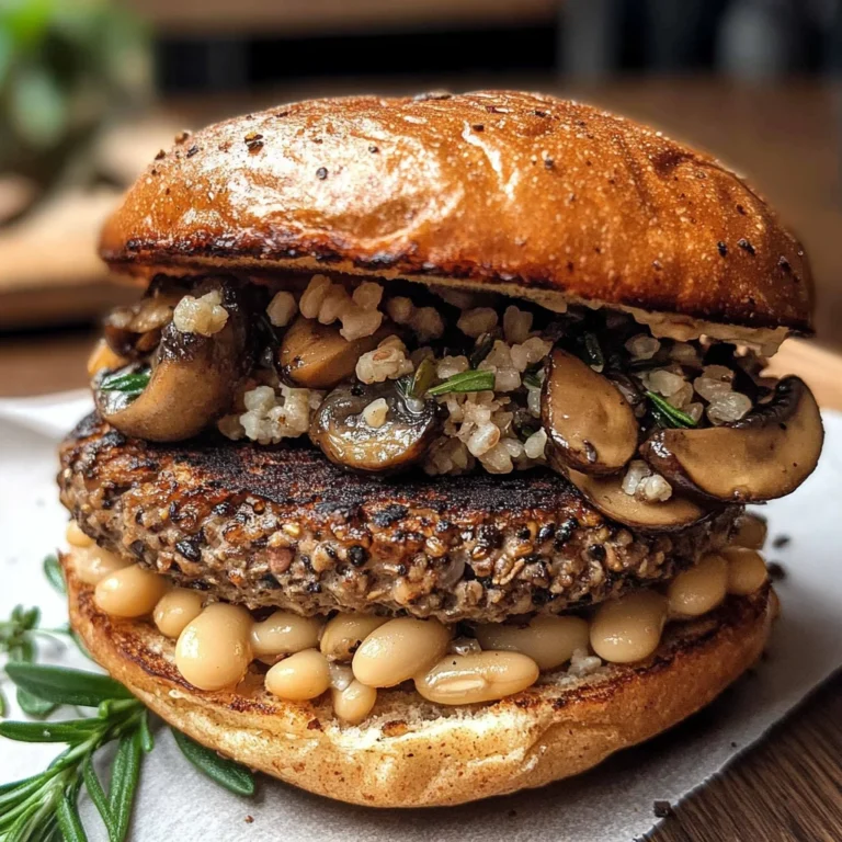 Mushroom Veggie Burgers