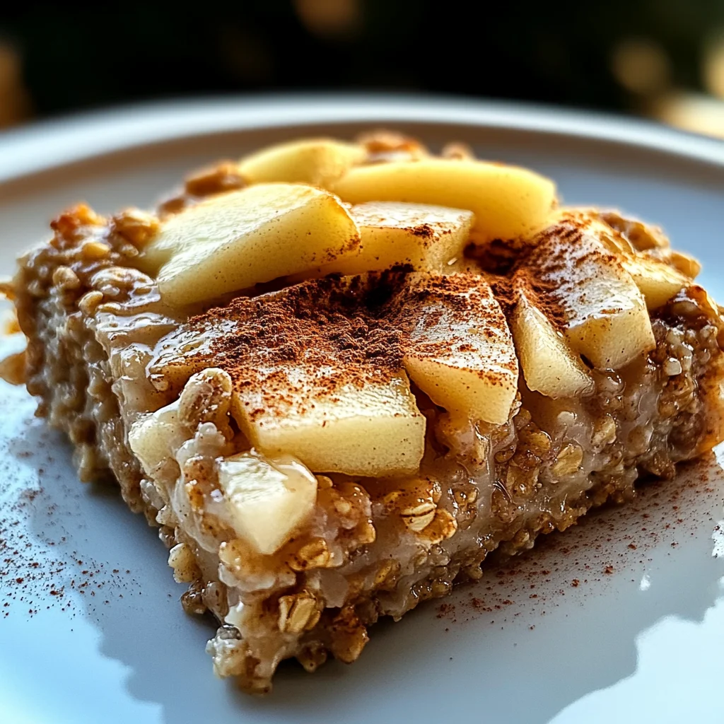 Oatmeal Apple Breakfast Bake