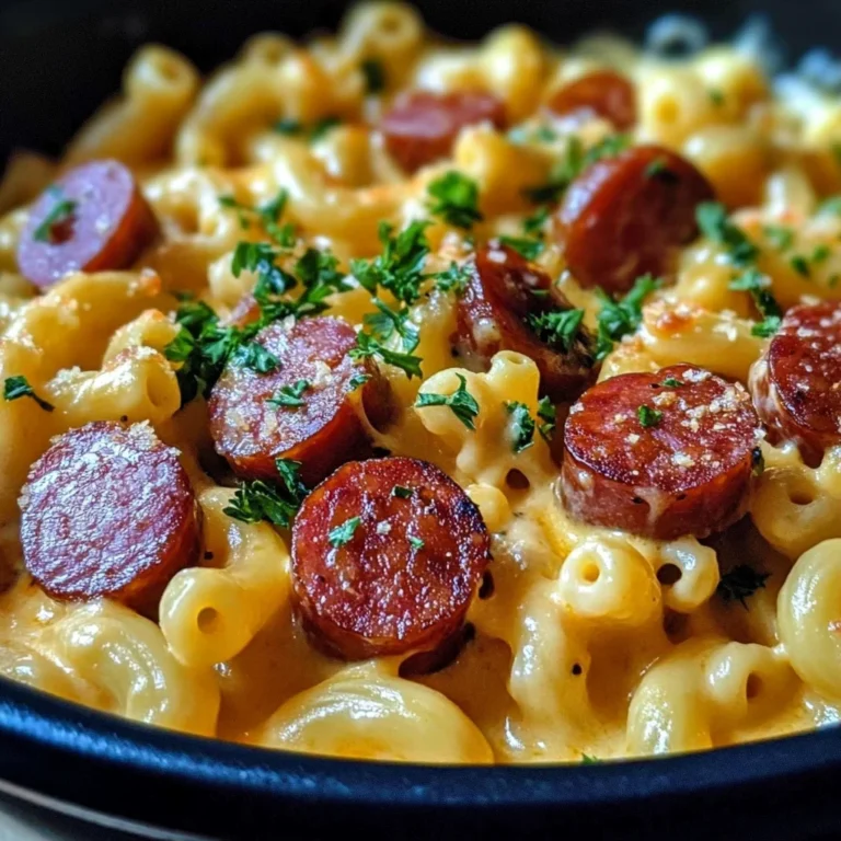 One-Pot Kielbasa Mac and Cheese