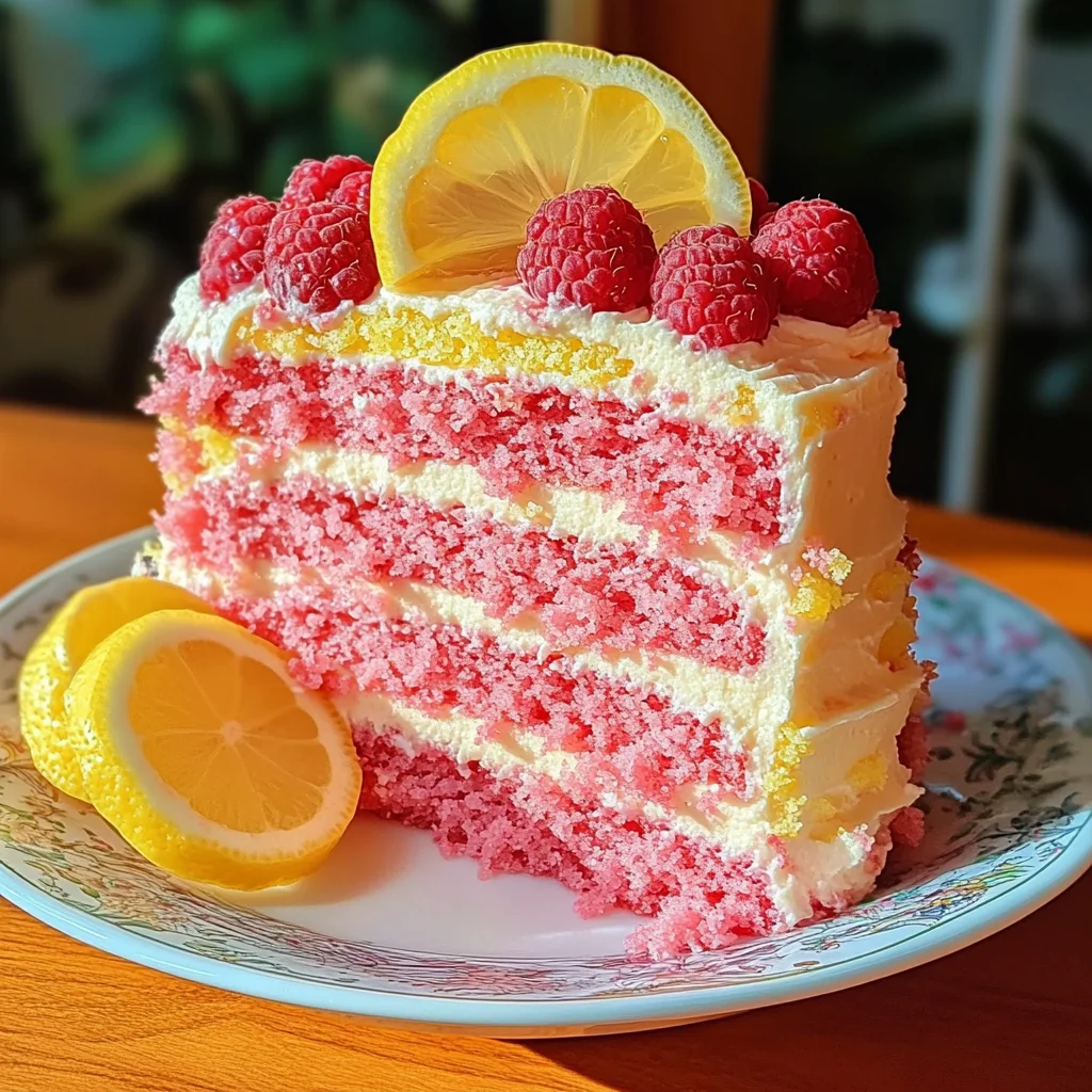 Pink Lemonade Cake