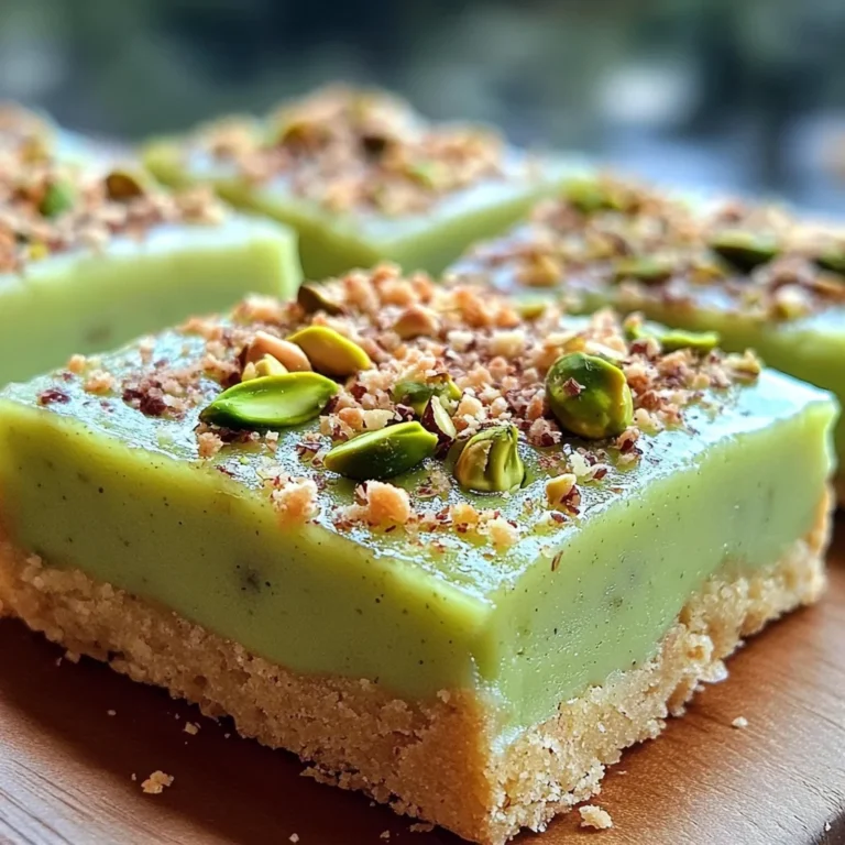 Pistachio Pudding Sugar Cookie Bars