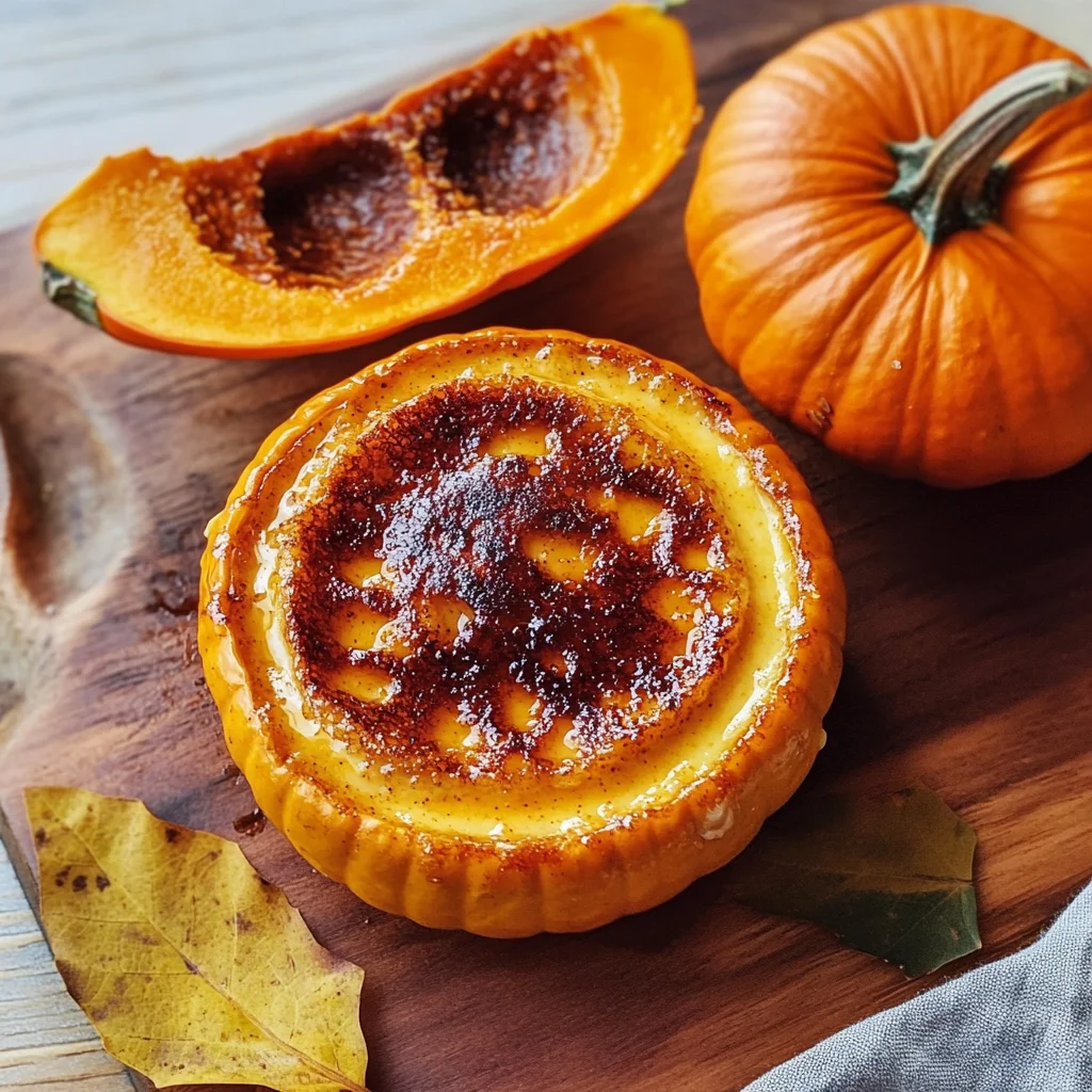 Pumpkin Spice Crème Brûlée