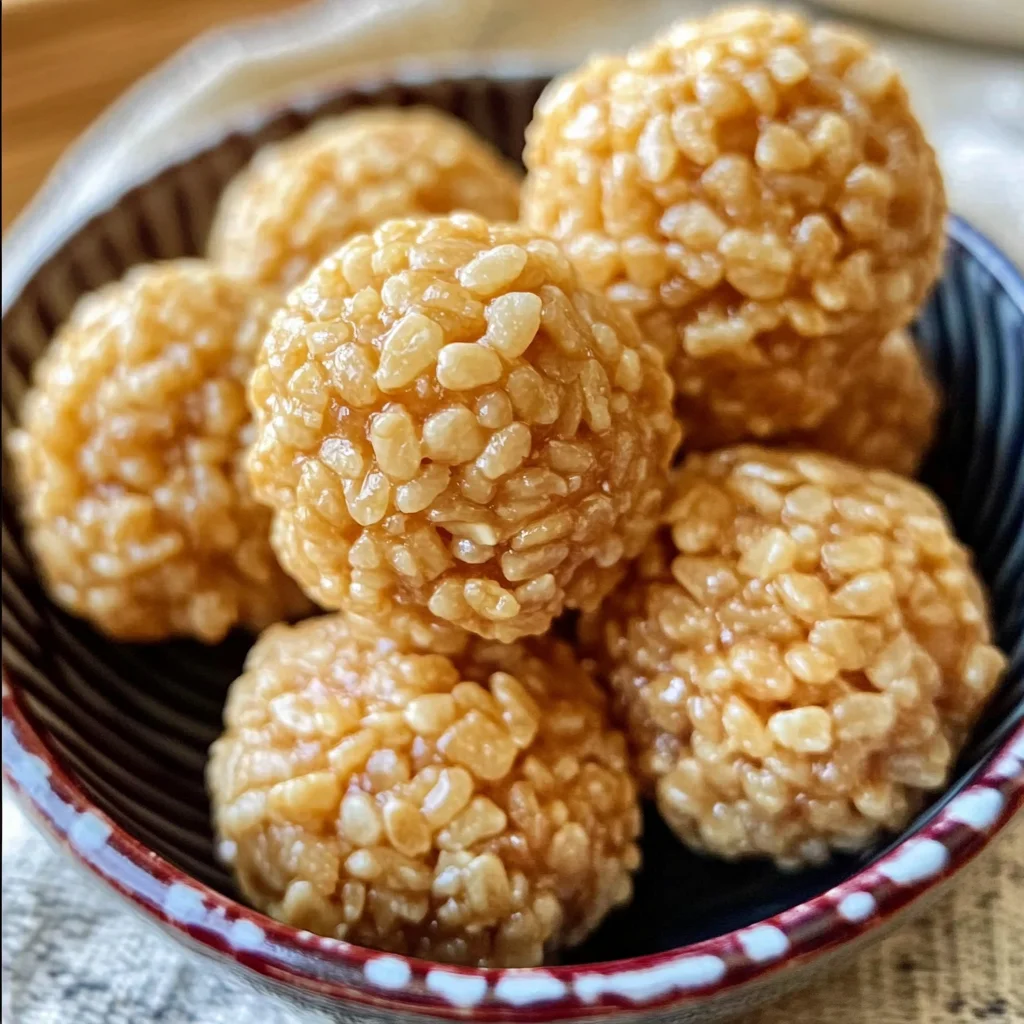 Rice Crispy Peanut Butter Balls
