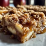 Salted Caramel Apple Crumble Bars Fall Treat: Get Addicted in 45 Min
