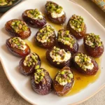 St. Patrick’s Day Treat: Honey Pistachio Ricotta Stuffed Dates