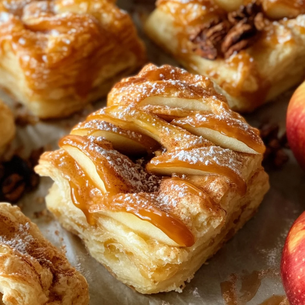 Vegan Caramel Apple Pastries