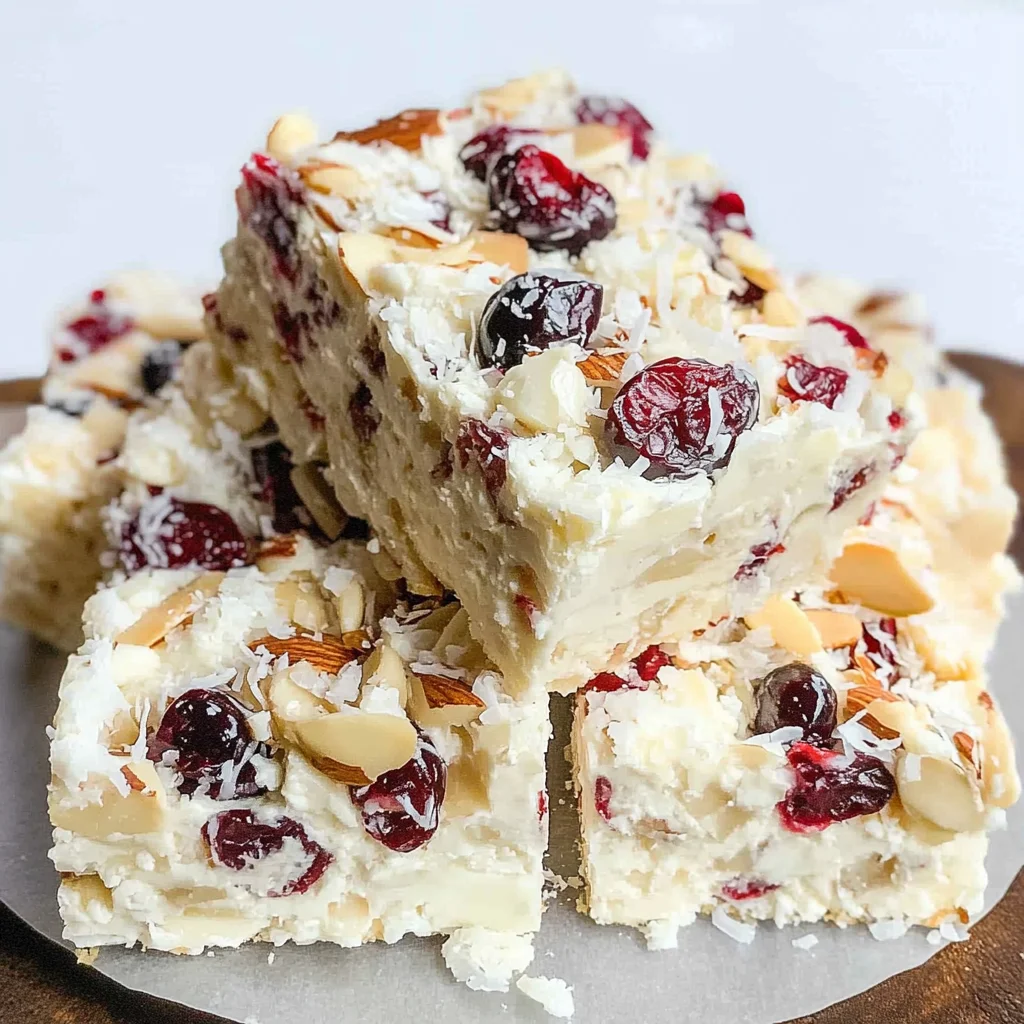 White Christmas Slice