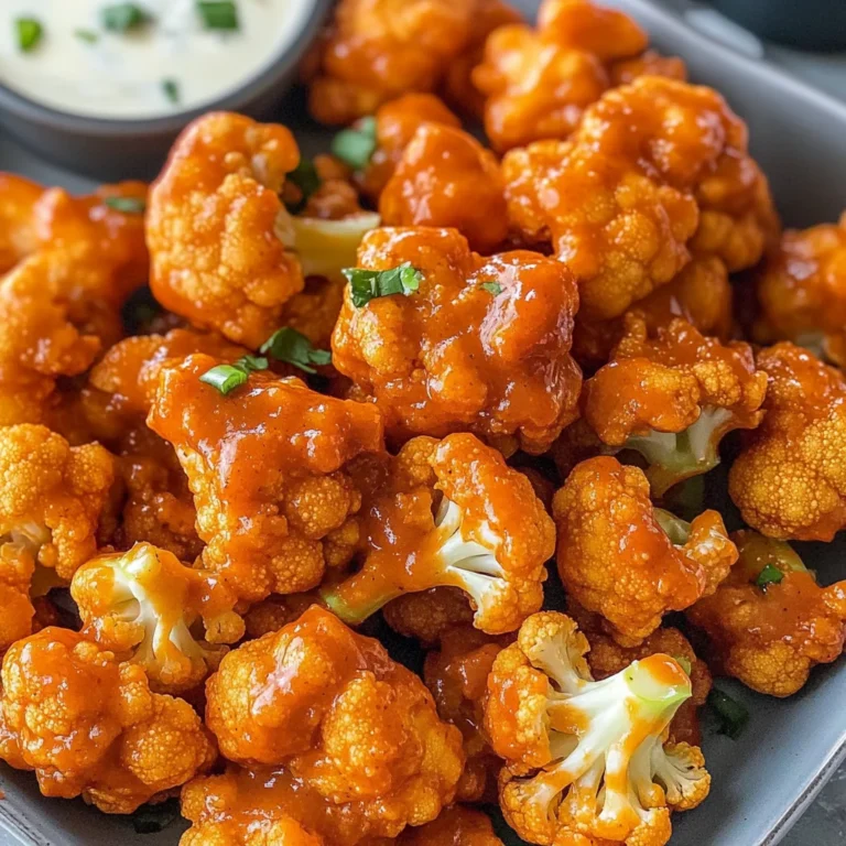 Air Fryer Buffalo Cauliflower Recipe