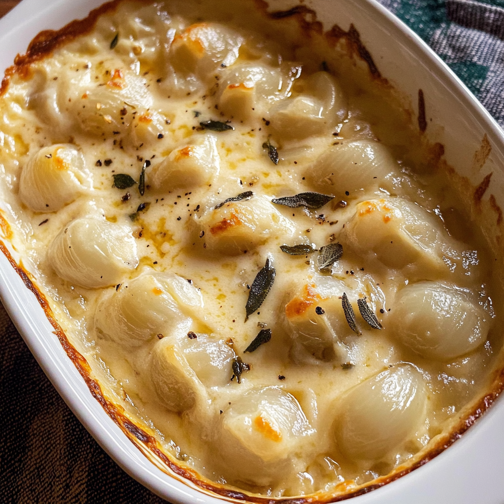 Anthony Bourdain's Creamed Pearl Onions Are Keeping Us Warm This Winter