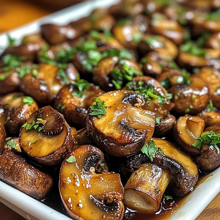 Balsamic Roasted Mushrooms