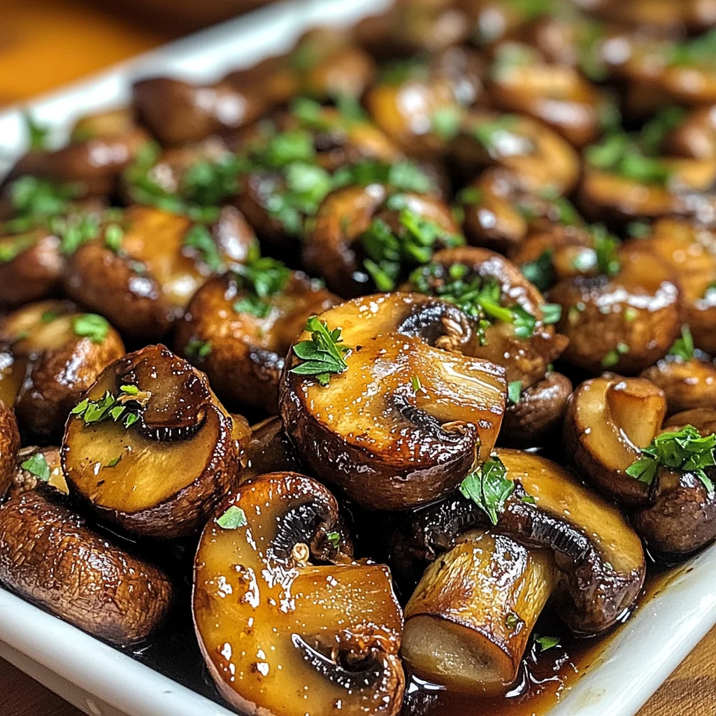 Balsamic Roasted Mushrooms