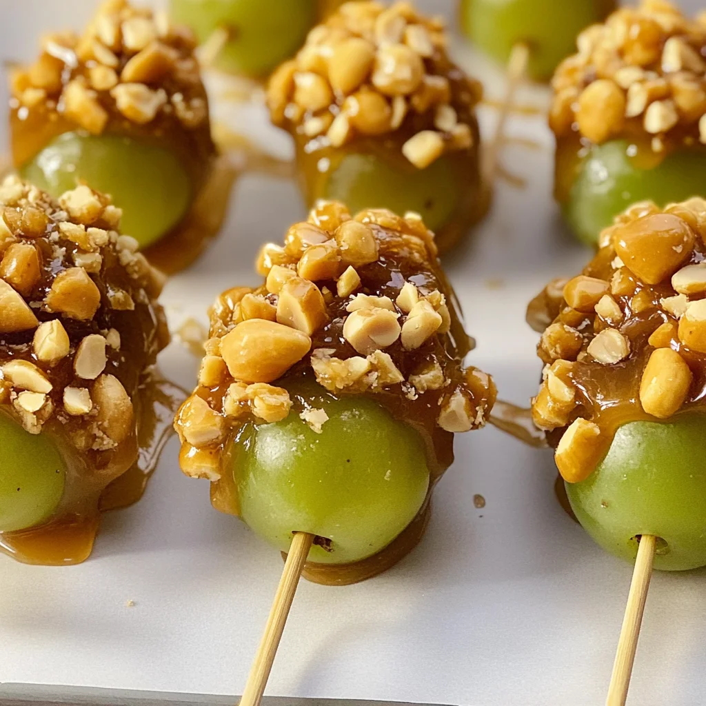 Caramel Apple Grapes