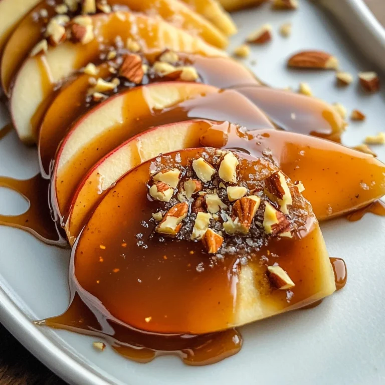 Caramel Apple Slices