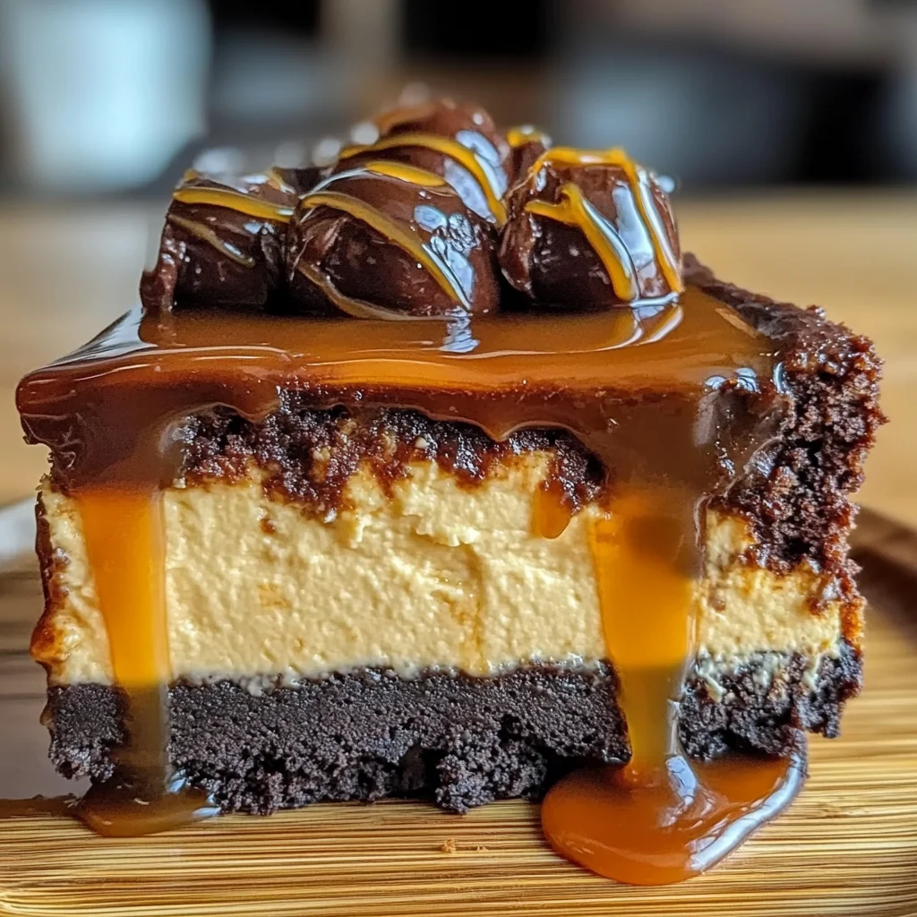 Caramel Brownie Cheesecake