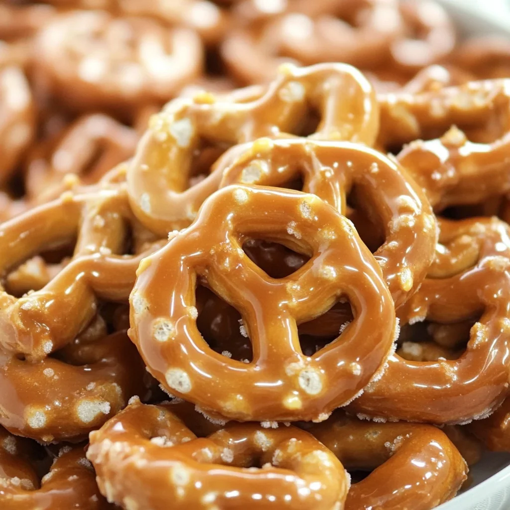 Caramel Pretzels
