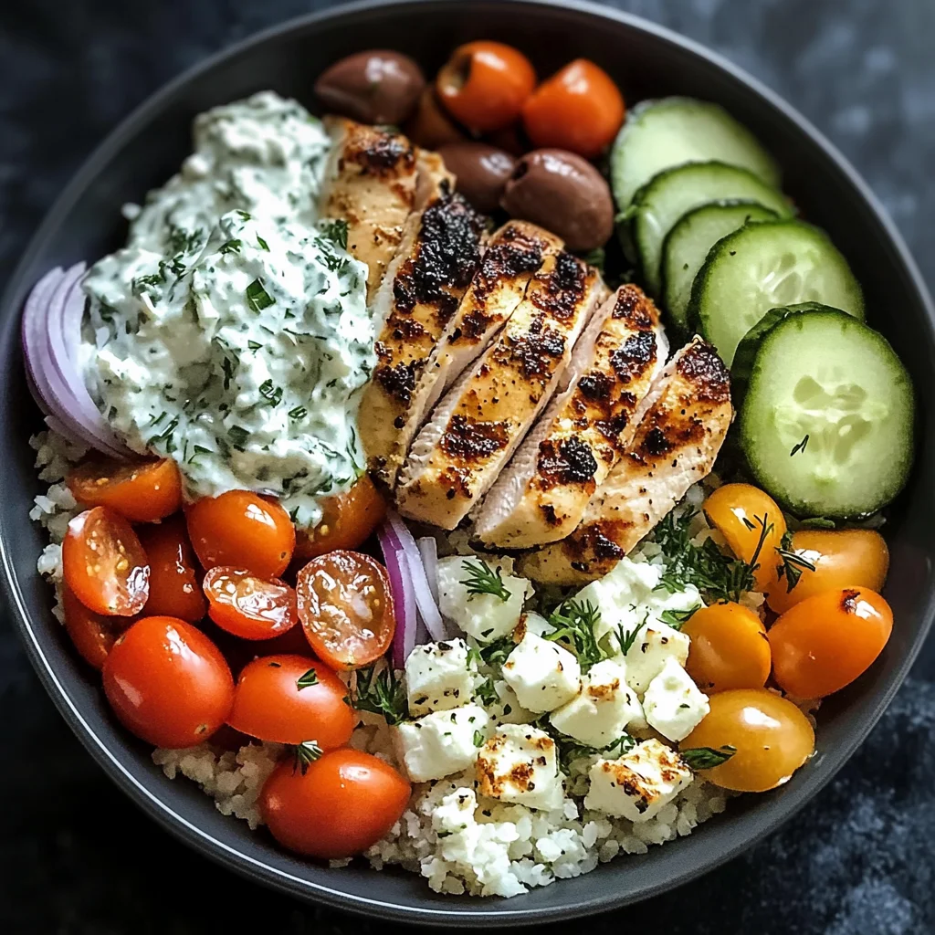 Chicken Tzatziki Bowls