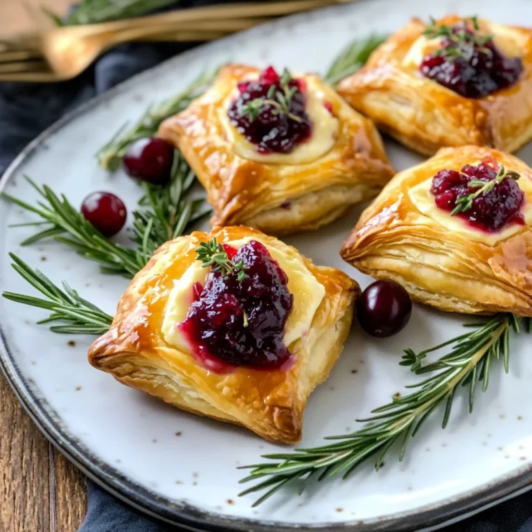 Cranberry Brie Bites