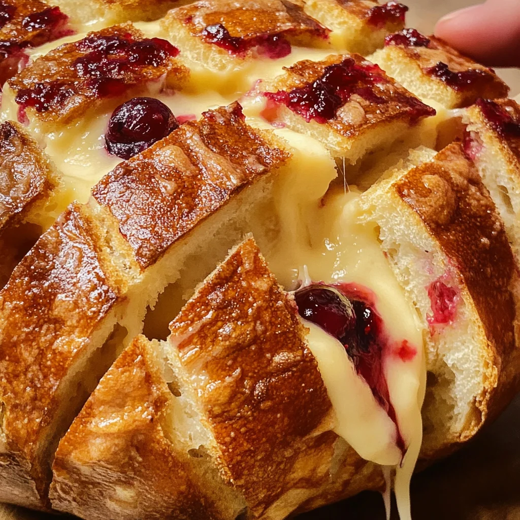 Cranberry Brie Pull-Apart Bread